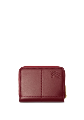 Burberry logo-embossed leather wallet - Red