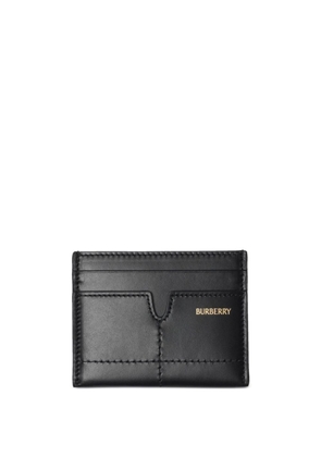 Burberry snip card leather case - Black