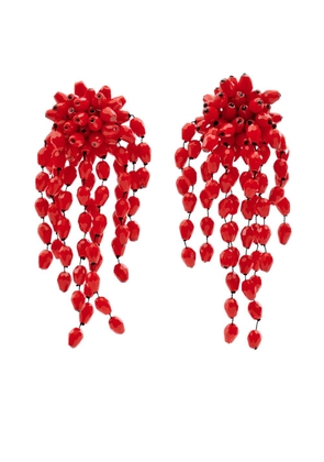 ISABEL MARANT Hanabi dangle earrings - Red