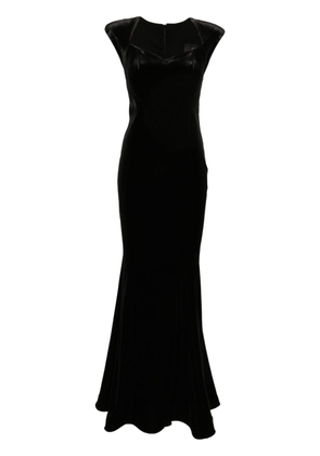 CRISTALLINI Monaco velvet dress - Black