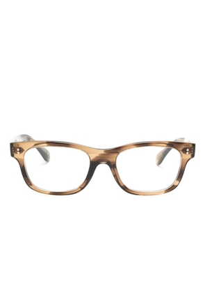 Oliver Peoples Rosson tortoiseshell-effect glasses - Brown