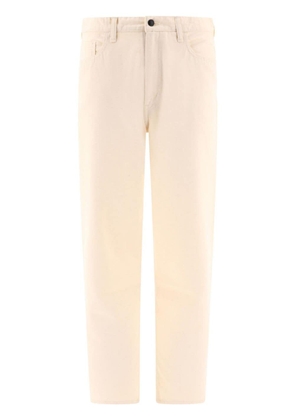 Nanamica straight-leg cotton trousers - Neutrals