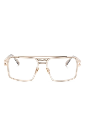 Cazal 6033 pilot-frame glasses - Gold