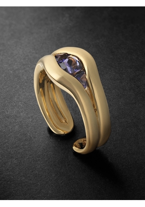 Fernando Jorge - Trillion 18-Karat Gold Iolite Ring - Men - Gold - 58