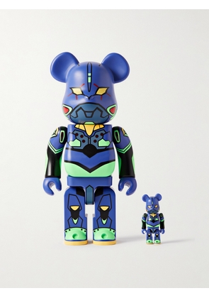 BE@RBRICK - Evangelion Eva-01 100% 400% Printed PVC Figurine Set - Men - Blue