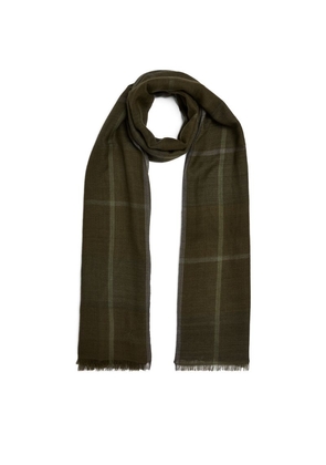 Eskandar Cashmere Check Scarf