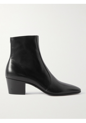 SAINT LAURENT - Vassili Leather Ankle Boots - Men - Black - EU 39