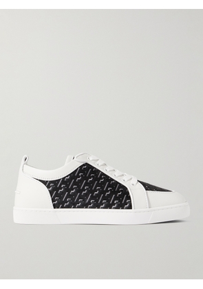 Christian Louboutin - Rantulow Rubber-Trimmed Mesh and Leather Sneakers - Men - White - EU 40