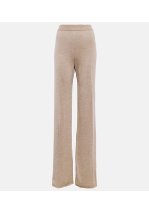 The Row Egle knitted wide-leg pants