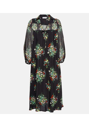 Rixo Khaleesha silk-blend midi dress