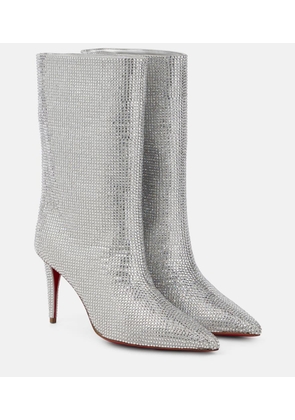 Christian Louboutin Astrilarge Strass suede ankle boots
