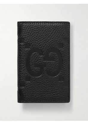 Gucci - Logo-Embossed Full-Grain Leather Bifold Cardholder - Men - Black