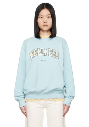 Sporty & Rich Blue Wellness Ivy Sweatshirt