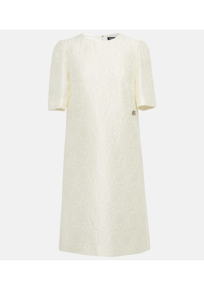 Dolce&Gabbana Cotton and silk blend minidress