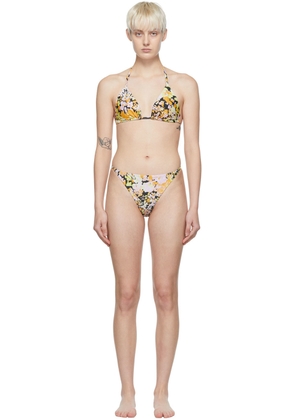 Stine Goya SSENSE Exclusive Yellow Arum Bikini