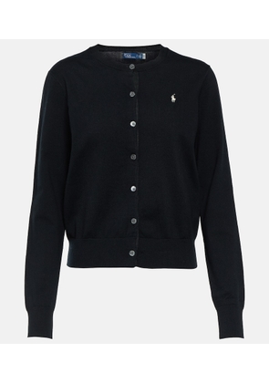 Polo Ralph Lauren Embroidered cotton-blend cardigan