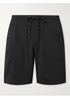 Lululemon - Straight-Leg Checked Shell Cargo Shorts - Men - Black - S