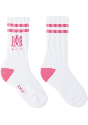 AMIRI Kids White Stripe Socks