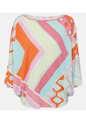 Pucci Caped printed top