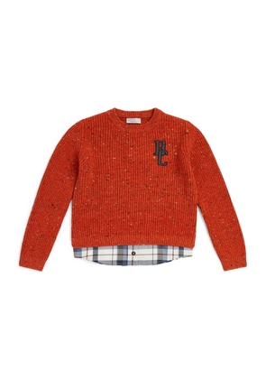 Brunello Cucinelli Kids Monogram Sweater (4-7 Years)