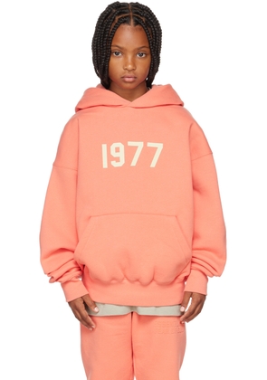 Fear of God ESSENTIALS Kids Pink '1977' Hoodie