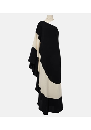 Taller Marmo Tirso scarf-detail intarsia cady gown