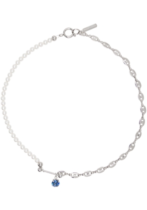 Justine Clenquet SSENSE Exclusive Silver Maddy Necklace