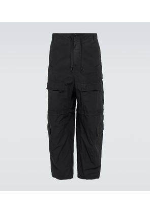 Balenciaga Wide cotton-blend cargo pants