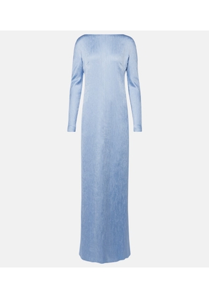 Emilia Wickstead Uriela plissé satin gown
