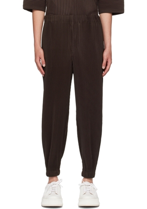 HOMME PLISSÉ ISSEY MIYAKE Brown Monthly Color June Trousers