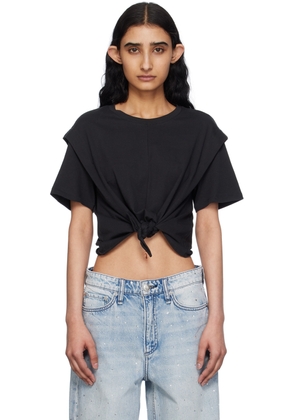 rag & bone Black Mica Tie T-Shirt