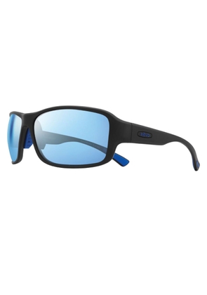 Revo Border Blue Water Polarized Wrap Mens Sunglasses RE 1093 01 BL 66