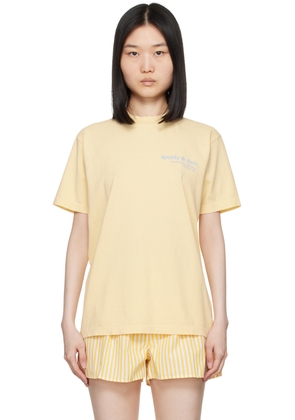 Sporty & Rich Yellow USA Health Club T-Shirt