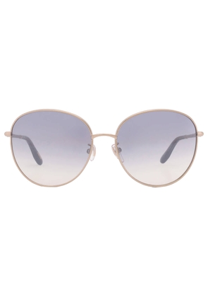 Chopard Grey Mirror Gradient Oval Unisex Sunglasses SCHF75V 594B 59