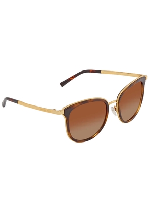 Michael Kors Adrianna Brown Gradient Cat Eye Ladies Sunglasses MK1010 110113 54