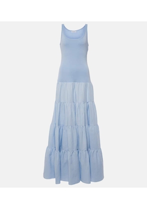 Gabriela Hearst Pozas tiered linen maxi dress
