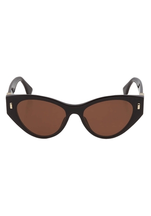 Fendi Brown Cat Eye Ladies Sunglasses FE40035I 01E 55
