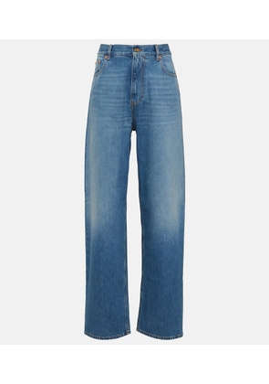 Valentino High-rise wide-leg jeans