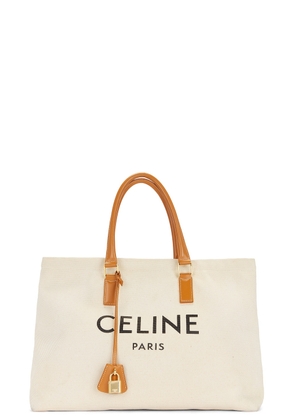 celine Celine Horizontal Cabas Tote Bag in White - White. Size all.