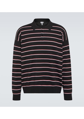 Loewe Striped cotton polo sweater