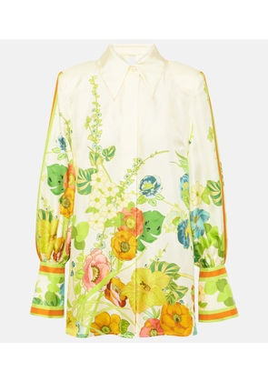 Alémais Floral silk shirt