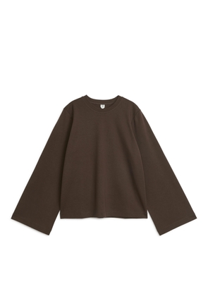 Long-Sleeve T-Shirt - Brown