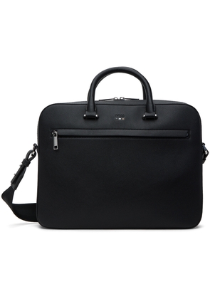 BOSS Black Faux-Leather Briefcase