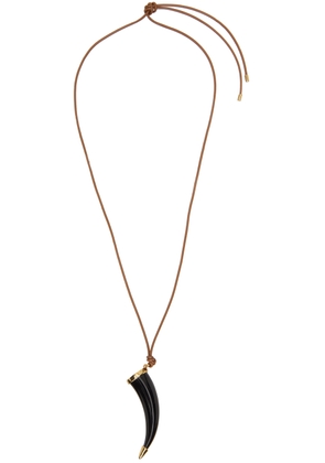 A.P.C. Brown Roadie Necklace