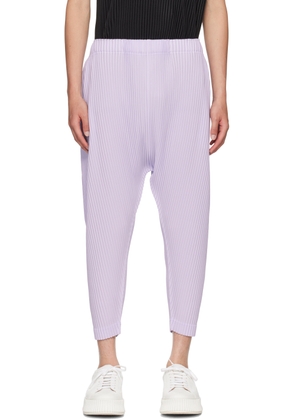 HOMME PLISSÉ ISSEY MIYAKE Purple Colorful Pleats Trousers