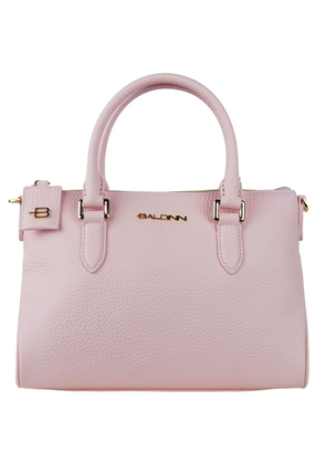 Baldinini Trend Pink Leather Di Calfskin Handbag
