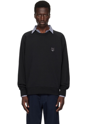 Maison Kitsuné Black Bold Fox Head Sweatshirt