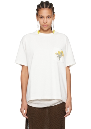 Bode Off-White Bouquet T-Shirt