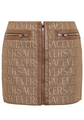 Versace Allover Miniskirt