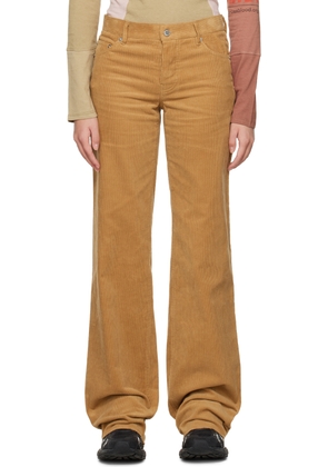 We11done Brown Wide Trousers